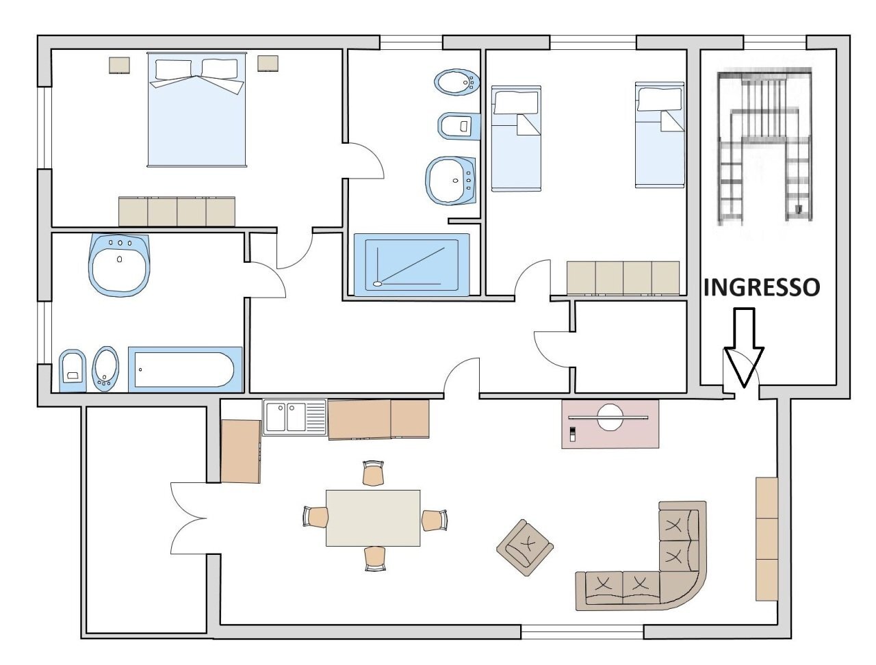 PLANIMETRIA.jpg - Attic Silvi - floor plans 1