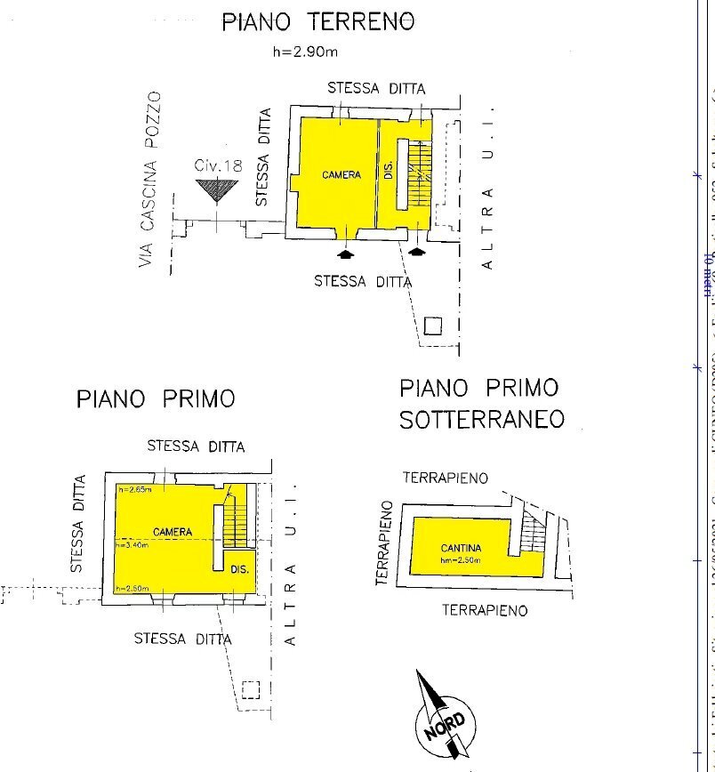 planimetria - Farmhouse Via Cascina Pozzo, 18., Cuneo - photo 3