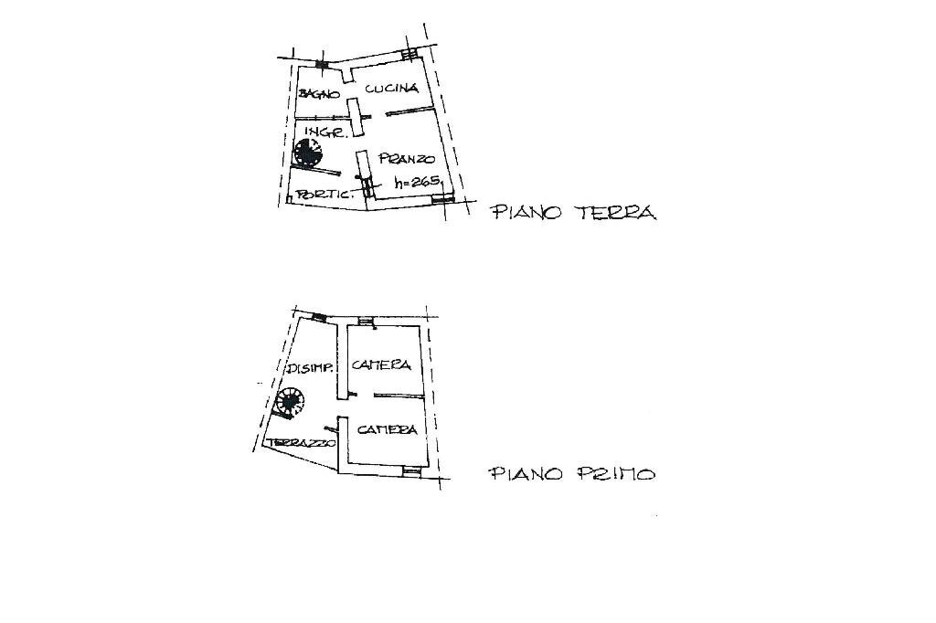 Rustico Strada nocciola, Neviano degli Arduini - planimetria 1