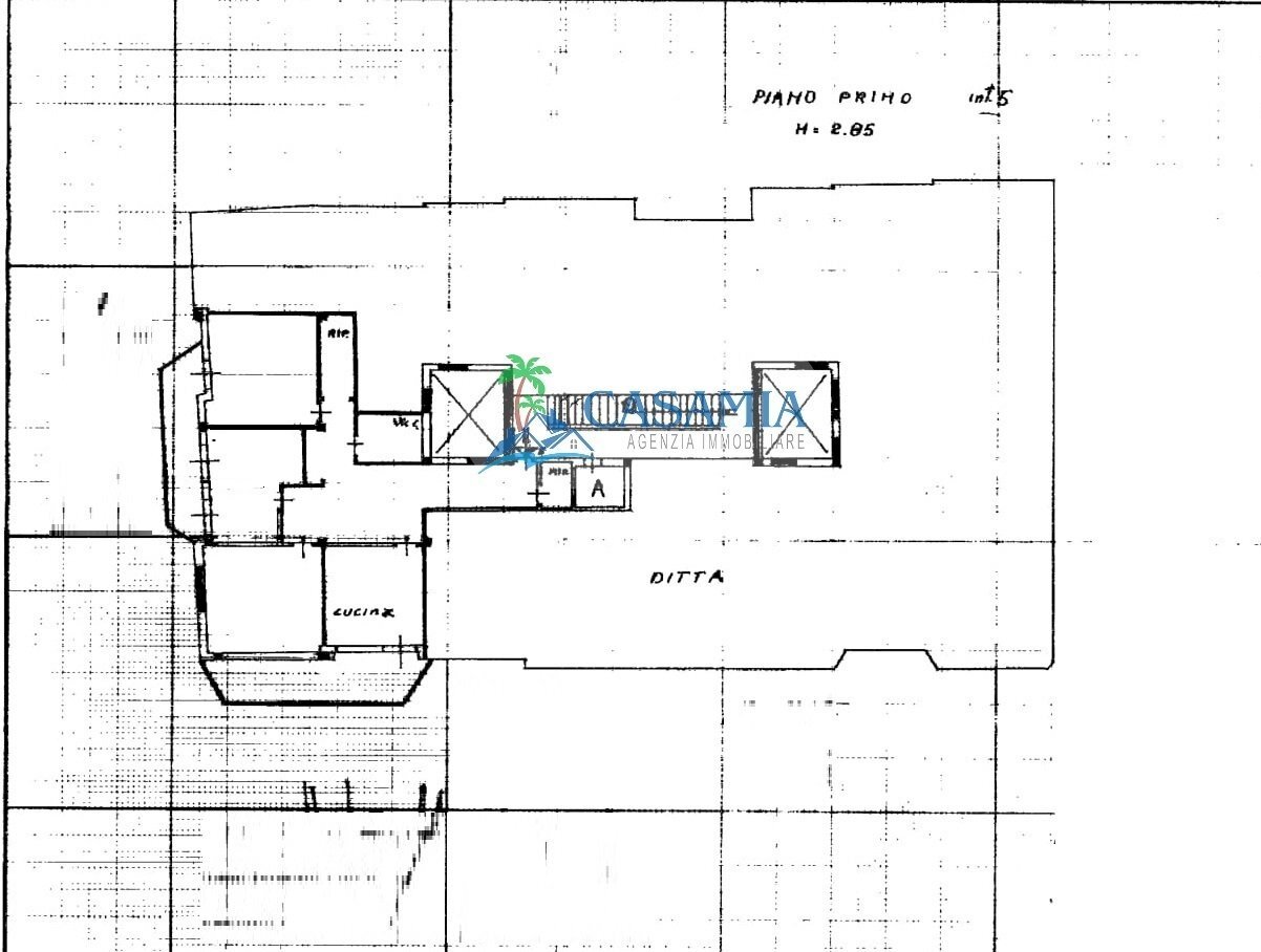 Appartamento Grottammare Agenzia immobiliare CasaM - Quadrilocale Grottammare - planimetria 1