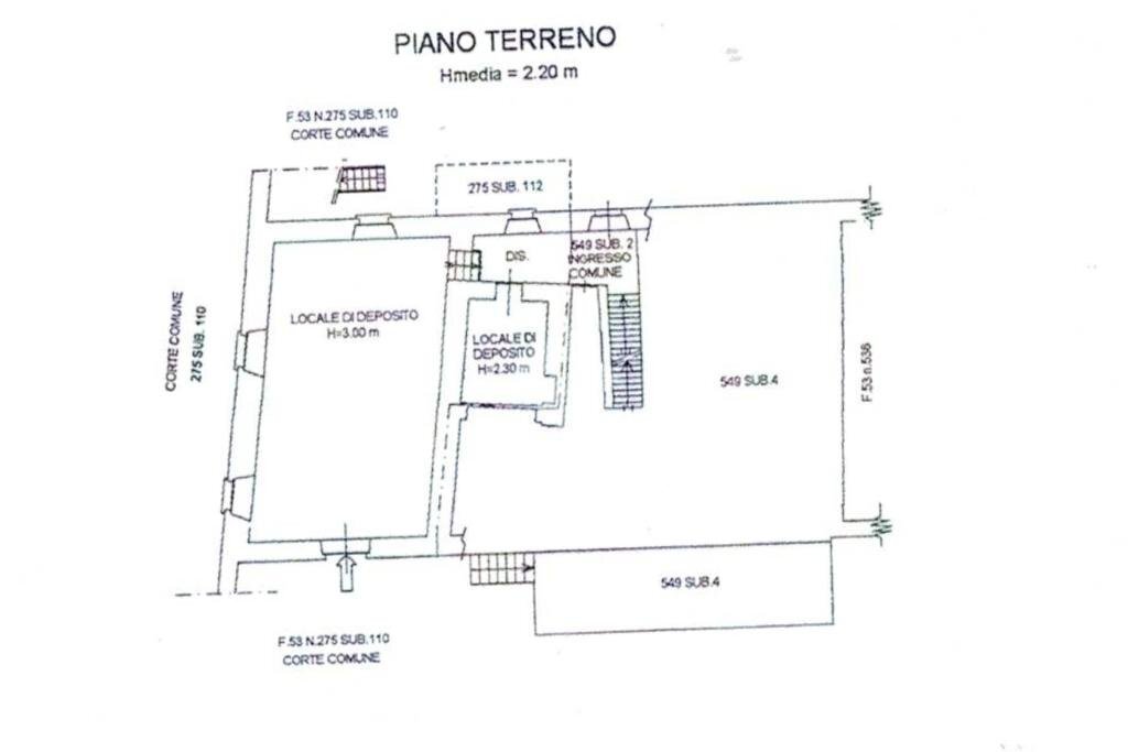 Semi-detached house Via Torino, Usseglio - floor plans 1