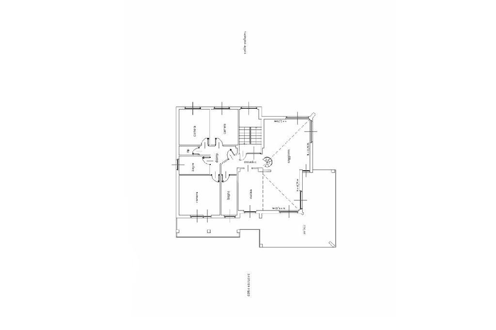 Villa Via del Boschetto, Lombardore - planimetria 1