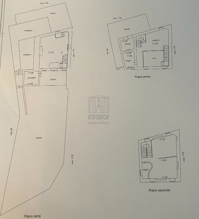 3.jpg - Terratetto - Terracielo Via Palagnana-palagnana, Lucca - planimetria 1