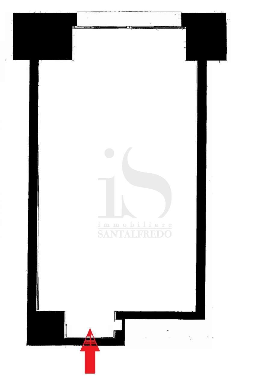 PLANIMETRIA AFFITTO NEGOZIO MILANO - Negozio CORSO BUENOS AIRES, Milano - planimetria 1