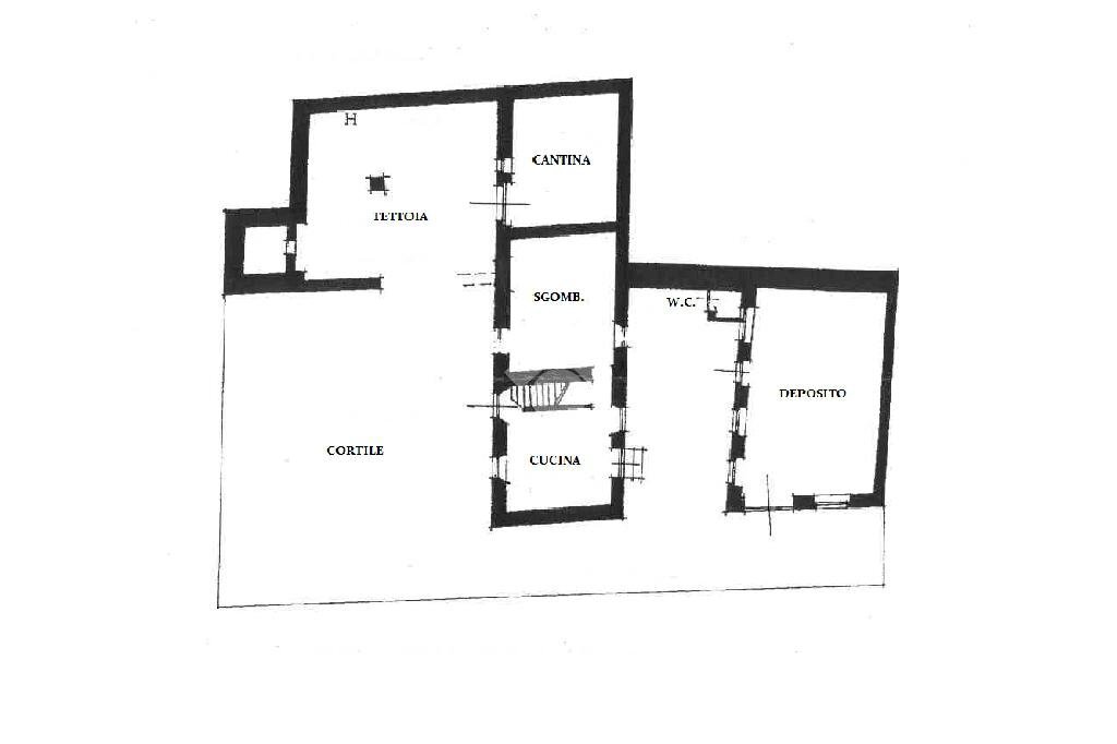 Rustic Via San Leone, Manta - floor plans 1