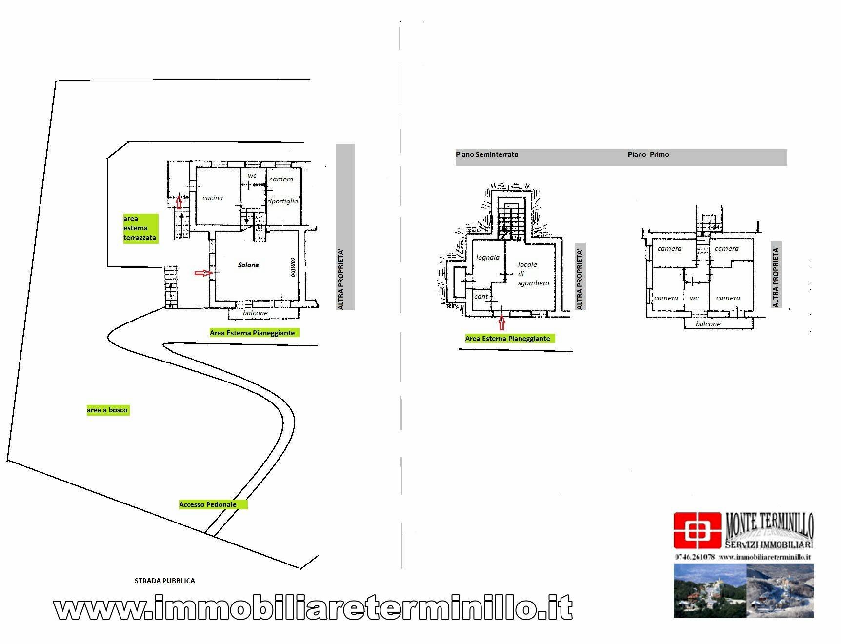 Independent house via degli Appennini, 76, Rieti - floor plans 1