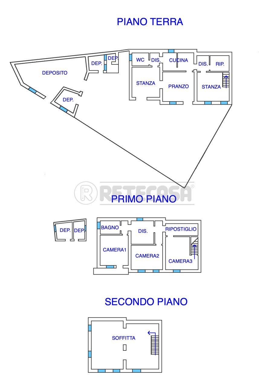 PLANIMETRIA - Independent house VIA CODROIPO 5, Bicinicco - floor plans 1