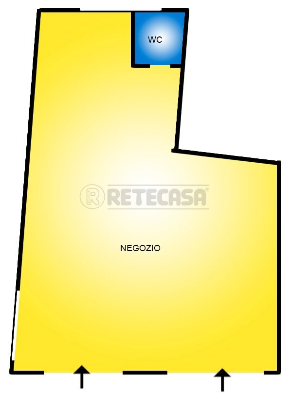 Planimetria locale Valentino Via Pascoli.jpg - Commercial Premises Via G. Pascoli 131, Cassino - photo 1