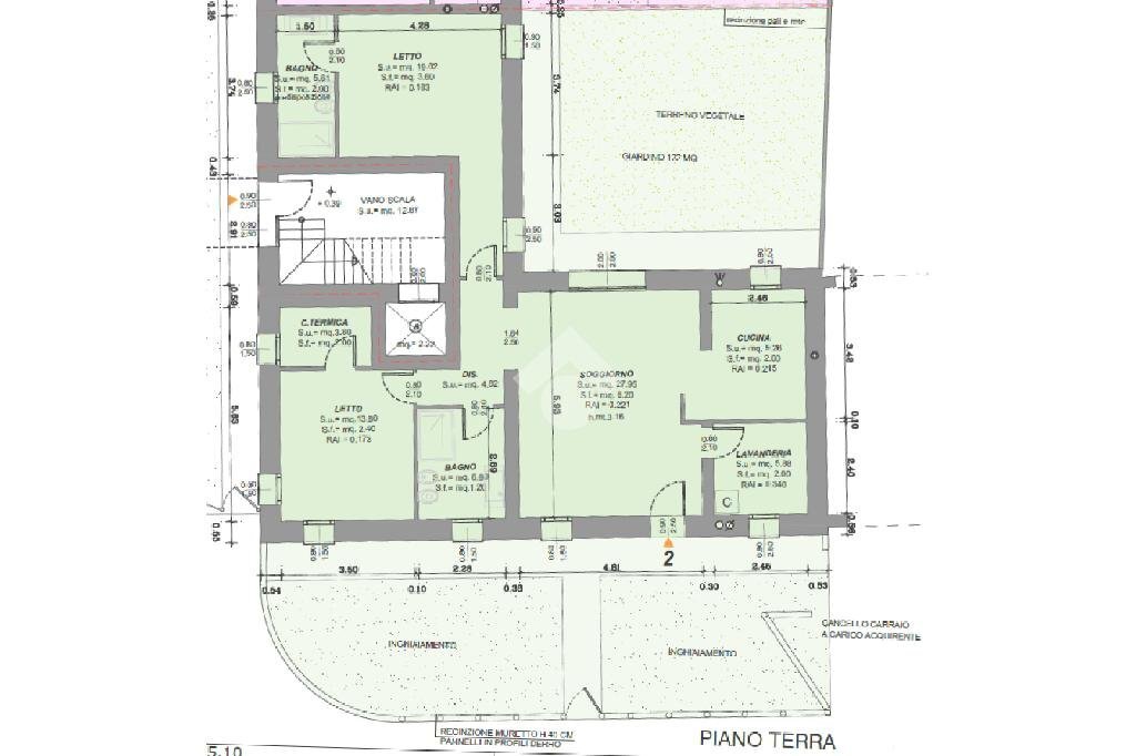 Trilocale Via circonvallazione, Mirandola - planimetria 1