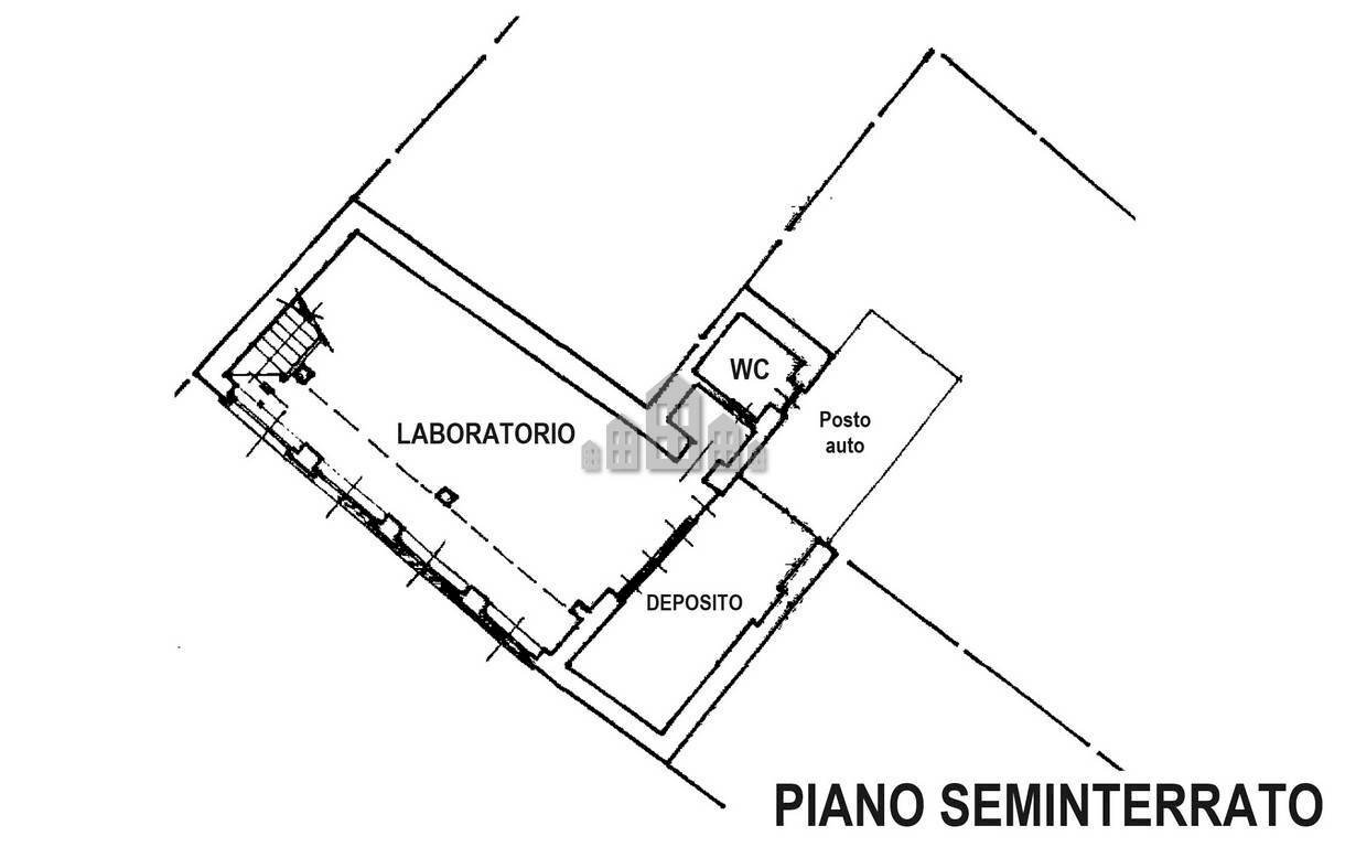 Magazzino via Milite Ignoto, 3, Cuorgnè - planimetria 1