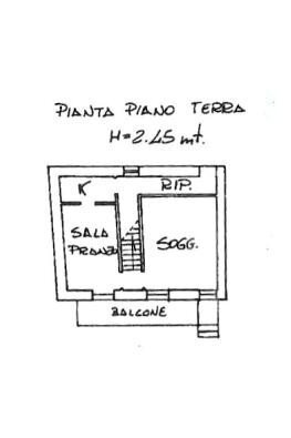 Rustico Sant'Agata Fossili - planimetria 1