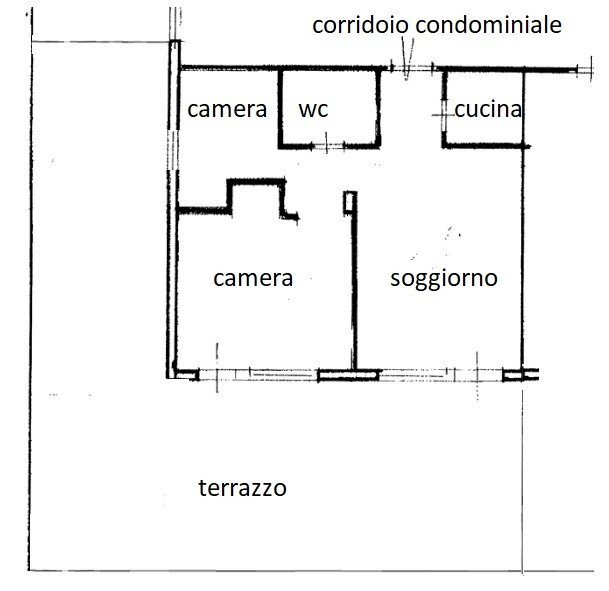 Trilocale SP10, Micigliano - planimetria 1