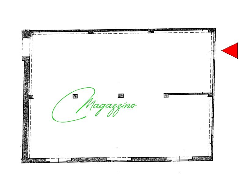 PLAN MAGAZZINO 120MQ.png - Locale Commerciale Via Santa Maria del Campo 134, Rapallo - planimetria 1