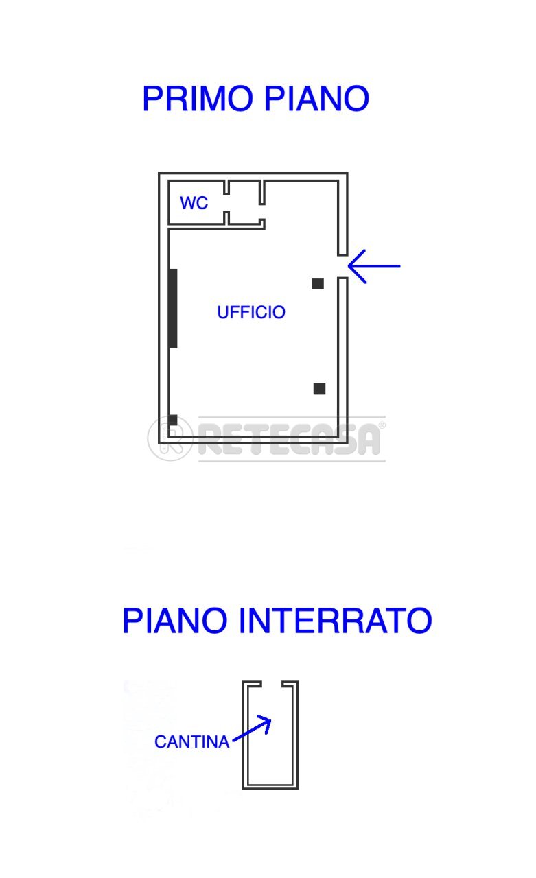 PLANIMETRIA - Ufficio VIA CANTONE 2, Gorizia - planimetria 1