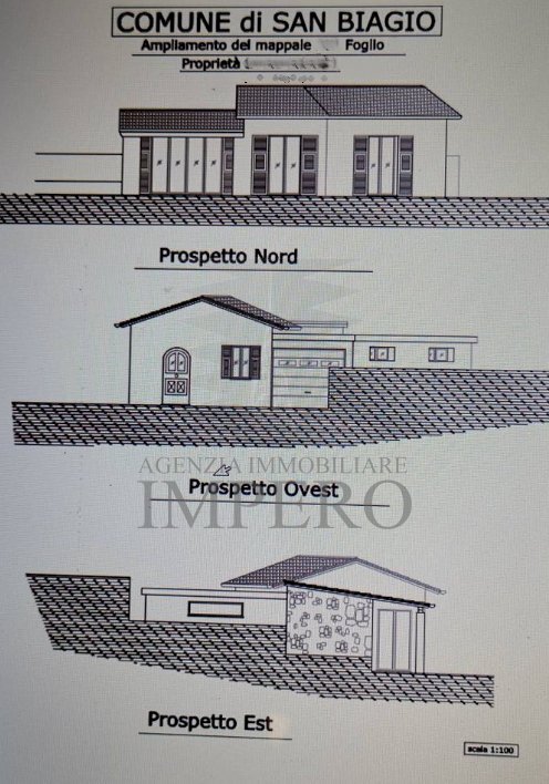 progetto - Terreno agricolo STRADA VICINALE ELLA CRESTA, San Biagio della Cima - foto 2