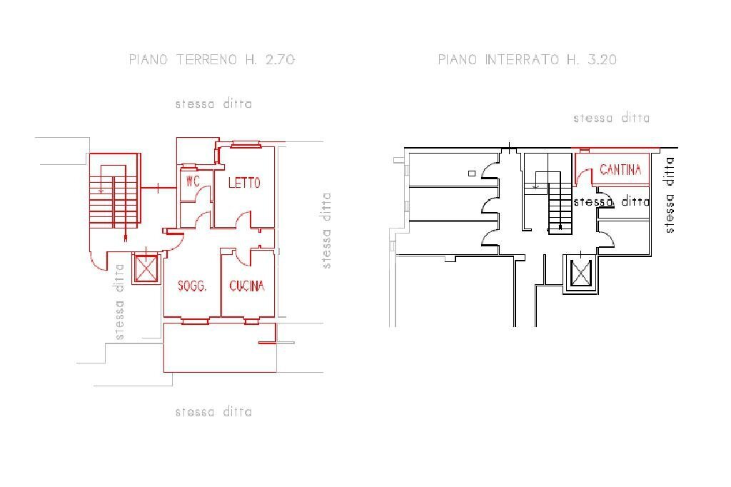 Trilocale Via Don A. Pogolotto, Giaveno - planimetria 1