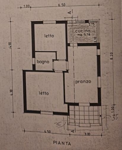 Small Villa Cervia - floor plans 1