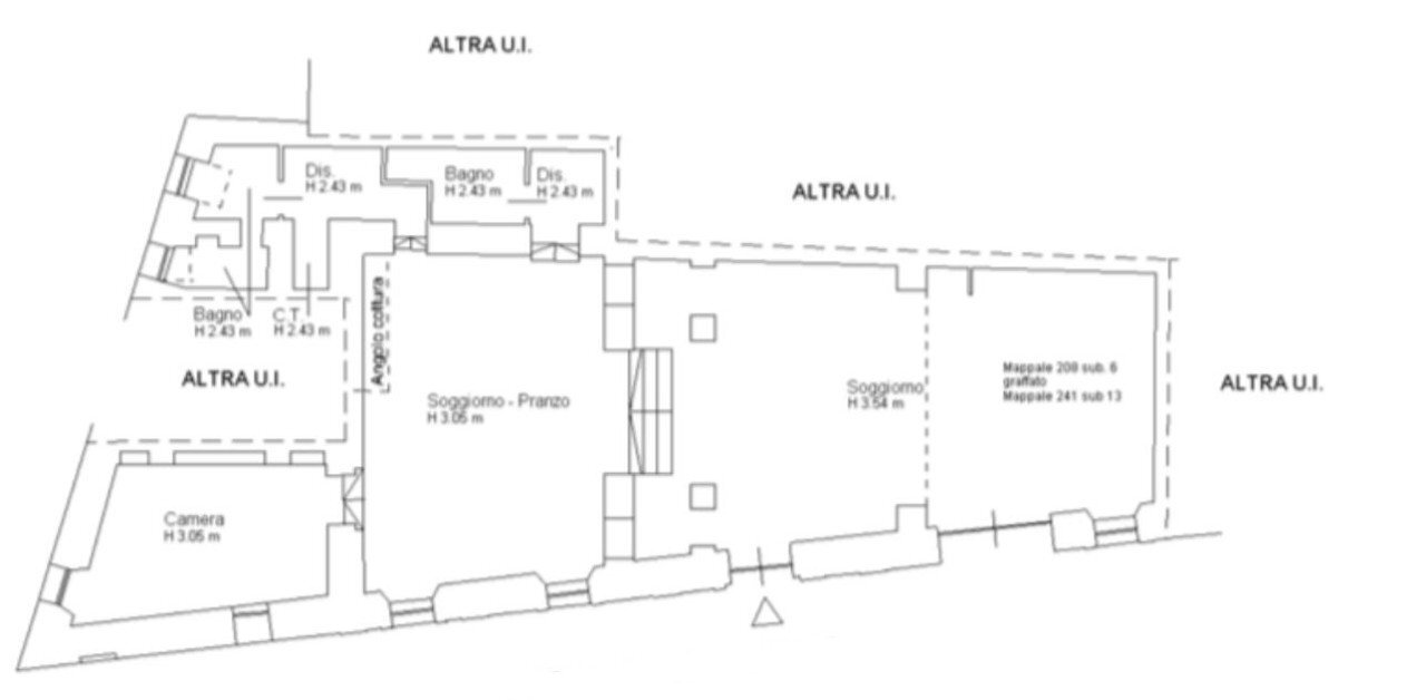 Appartamento Cervia - planimetria 1