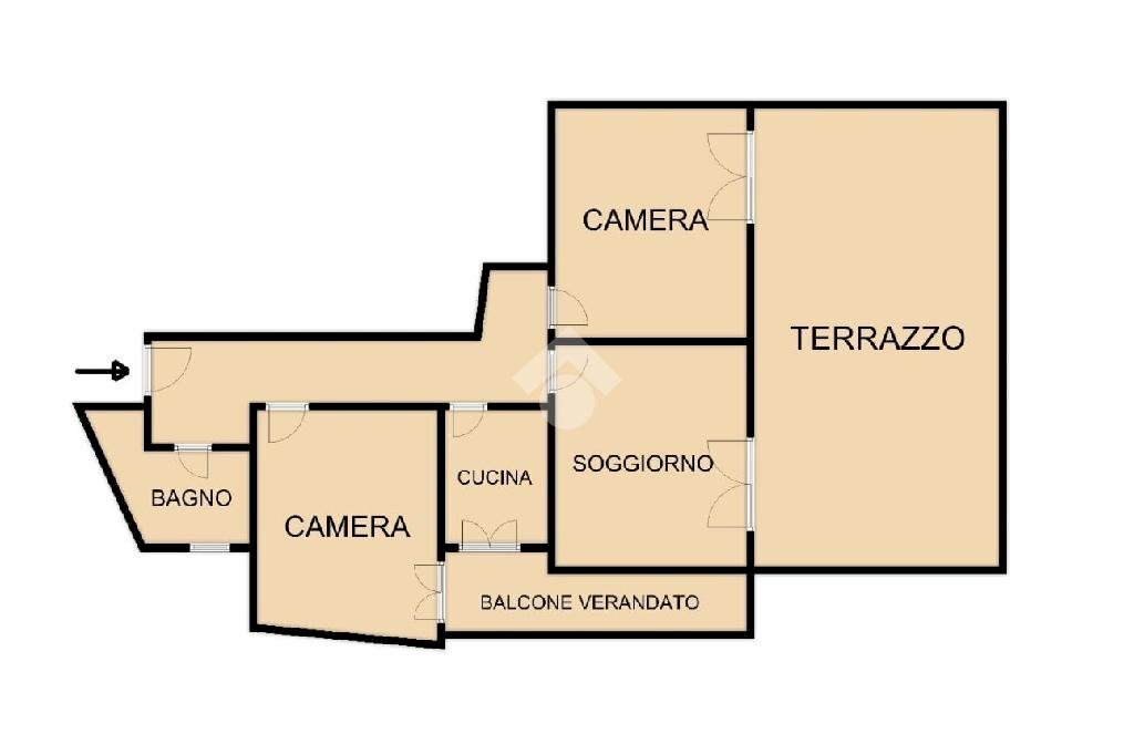 Quadrilocale Via dei Conradi, Albisola Superiore - planimetria 1