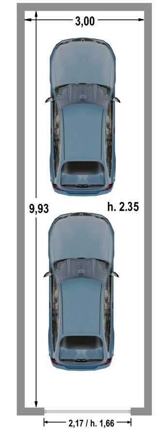 Box VIA OSLAVIA, Bologna - floor plans 1