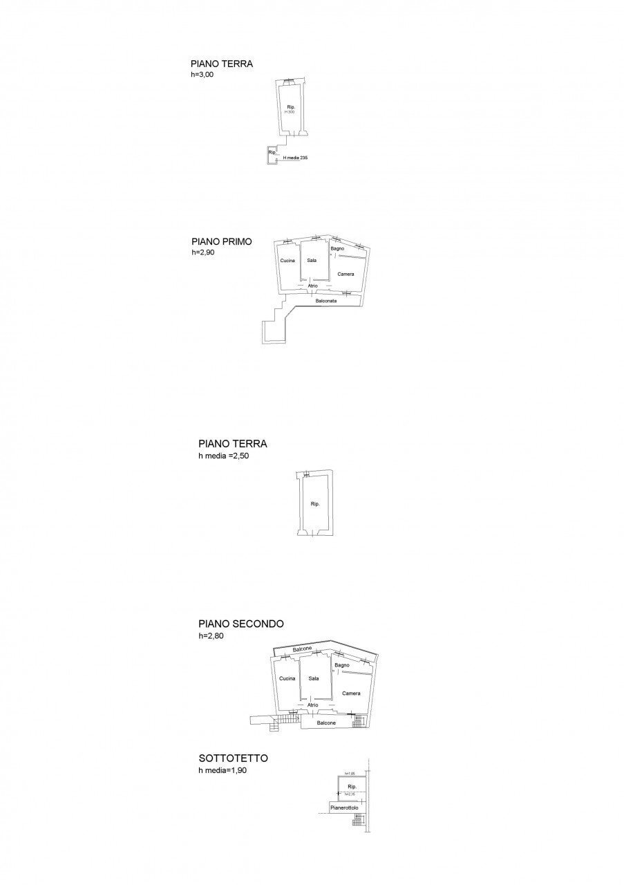 Villa a Schiera via Dott Francione, 8, Grignasco - planimetria 1