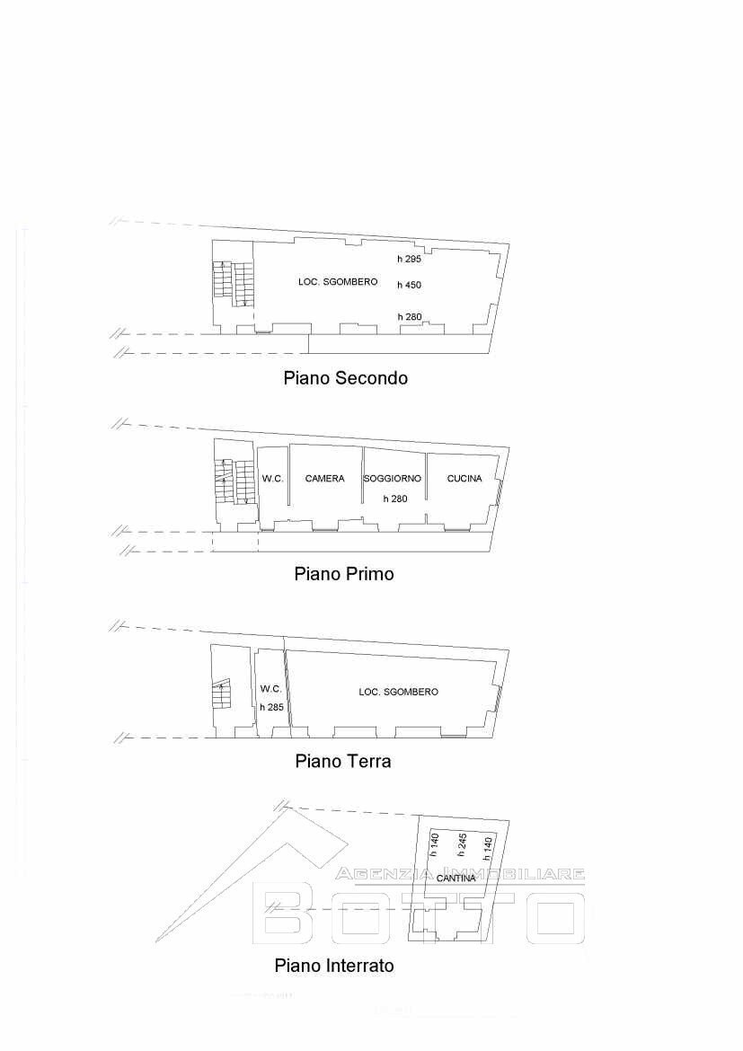 Casa indipendente vicolo cantonetto 6, Gozzano - planimetria 1