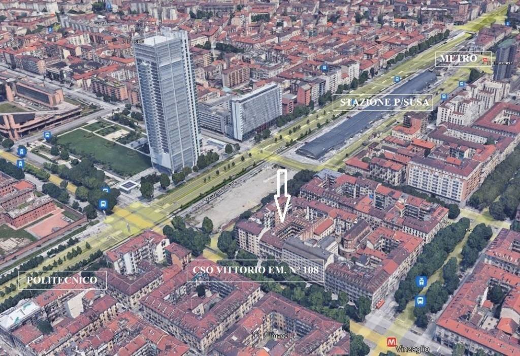Mappa - Terreno non edificabile corso Vittorio Emanuele II, 108, Torino (zona Centro) - foto 3