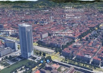 Mappa - Non-buildable land corso Vittorio Emanuele II, 108, Torino (neighborhood Centro) - photo 3