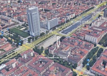 Mappa - Non-buildable land corso Vittorio Emanuele II, 108, Torino (neighborhood Centro) - photo 3