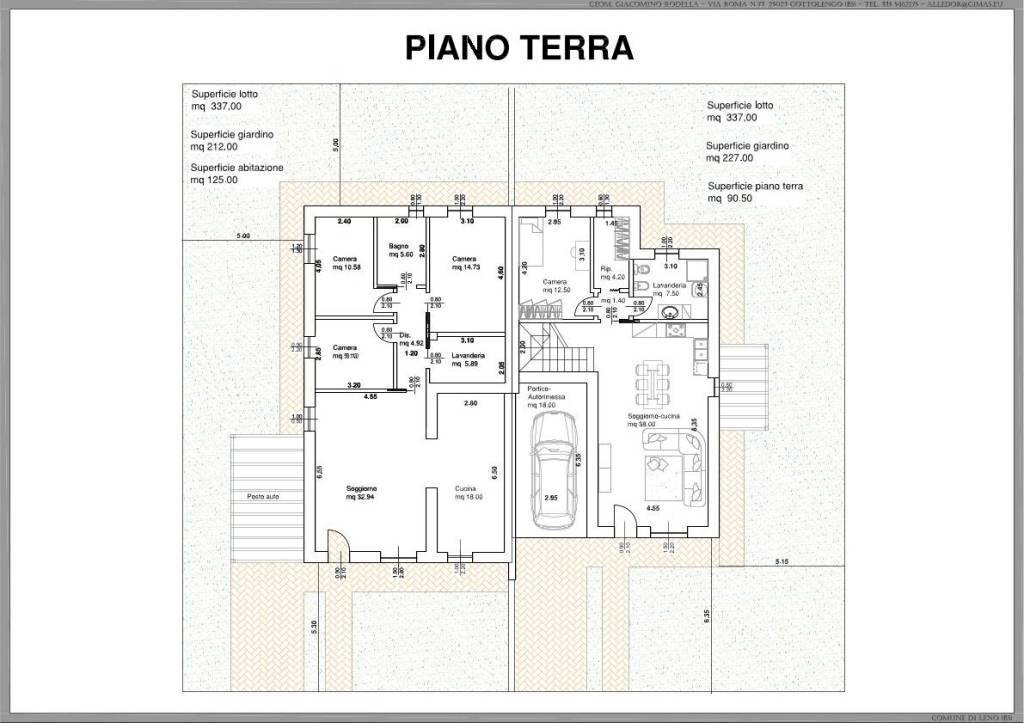 Planimetria - Villa Leno - foto 1