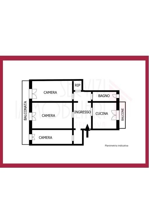 Quadrilocale viale Virginia Centurione Bracelli, Genova (zona Marassi) - planimetria 1