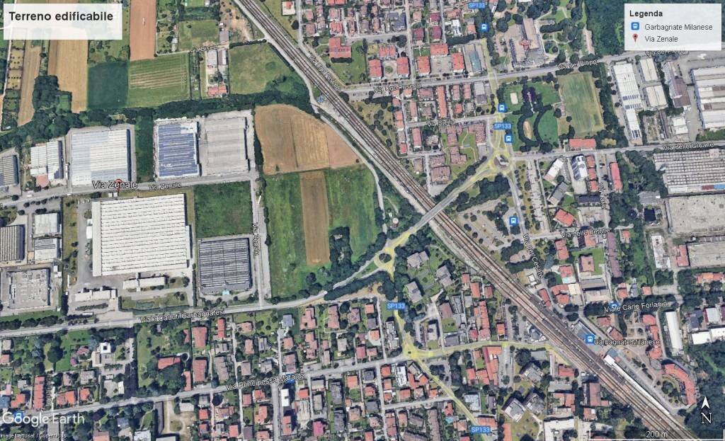 Vista - Building land via Bernardino Zenale, Garbagnate Milanese - photo 2