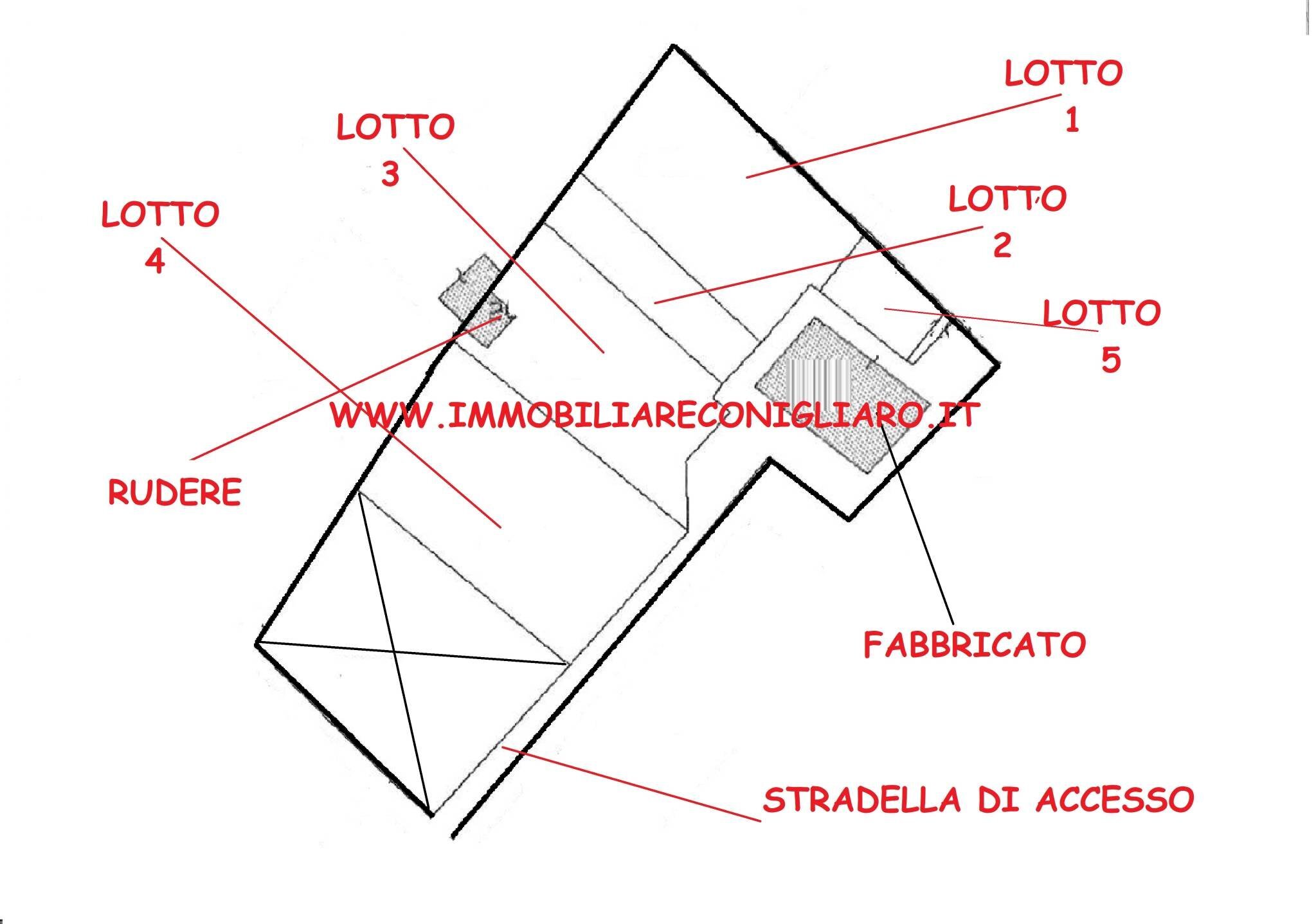 Villa via Alcide De Gasperi, Cinisi - planimetria 1