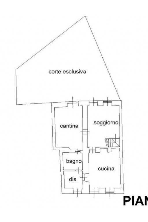 Casa indipendente via Dietro Castello, 2C, Torre Canavese - planimetria 1