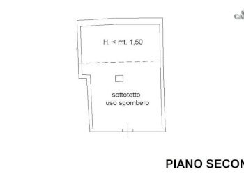 Panimetria secondo piano - Casa indipendente via Dietro Castello, 2C, Torre Canavese - foto 34