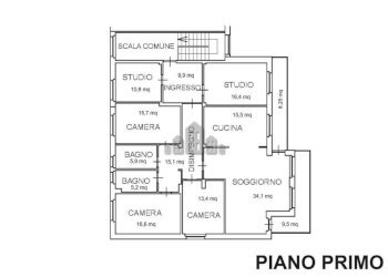 Planimetria - Appartamento via Bornenghi, 5, Rivara - foto 30