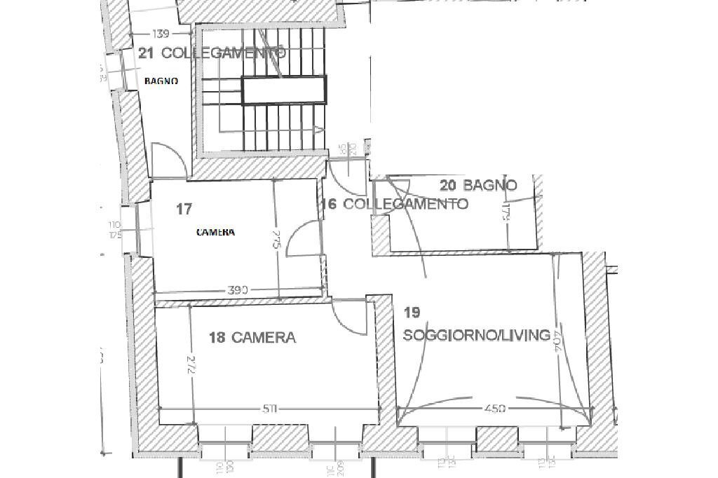 Three-room apartment Via Cristoforo Colombo, Narzole - floor plans 1