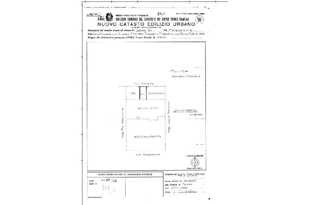 Box Via monginevro, Settimo Torinese - planimetria 1