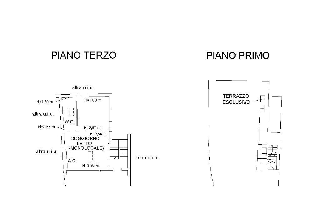 Two-room apartment Via Jacopo Barozzi, Vignola - floor plans 1