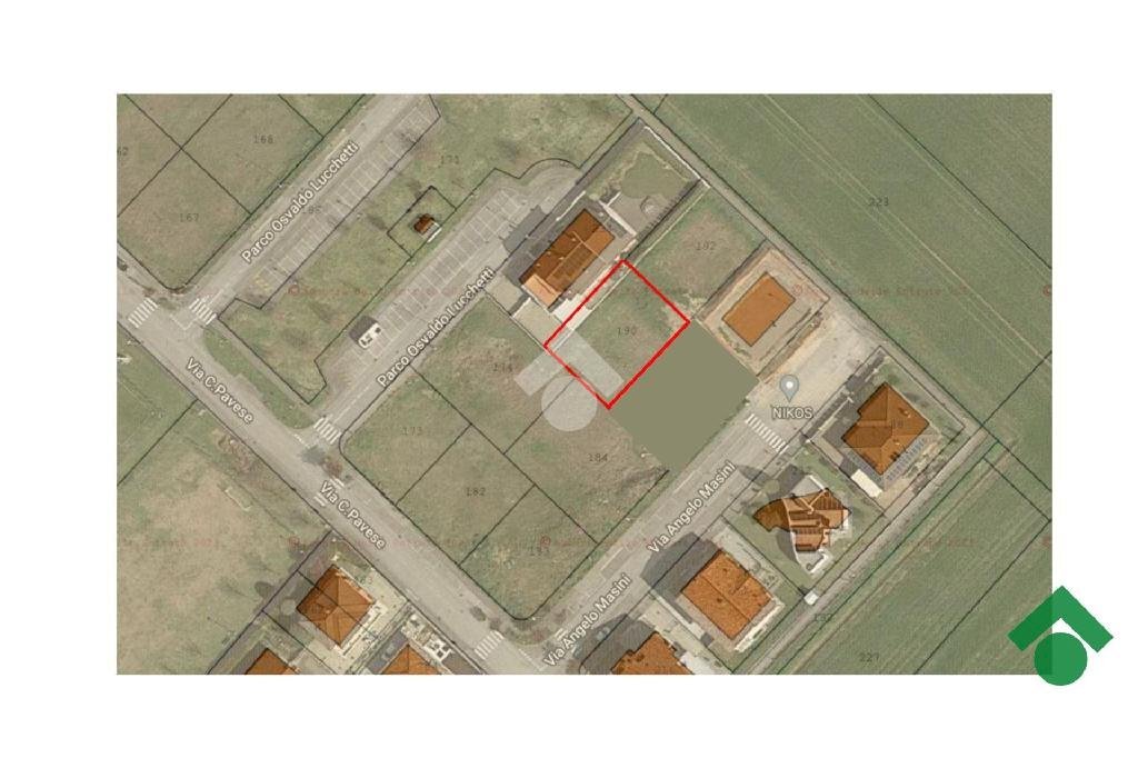 Building land Via Angelo Masini, Ravenna (neighborhood San Pietro in Campiano) - floor plans 1