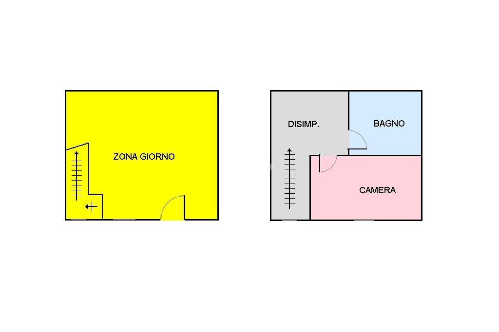 Independent house Via di Dentro, Cigliano - floor plans 1