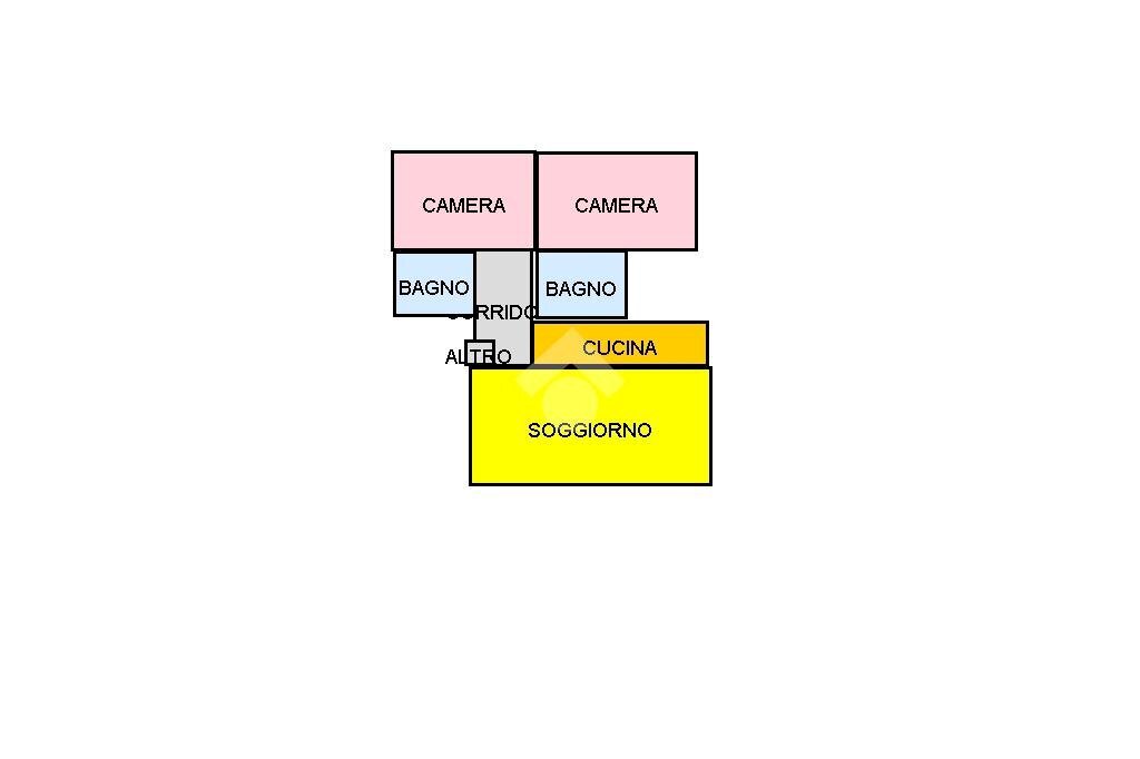 Four-room apartment Piazza san lorenzo, Giaveno - floor plans 1