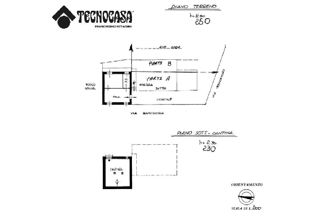 Rustic Strada Rivodora, Castiglione Torinese - floor plans 1