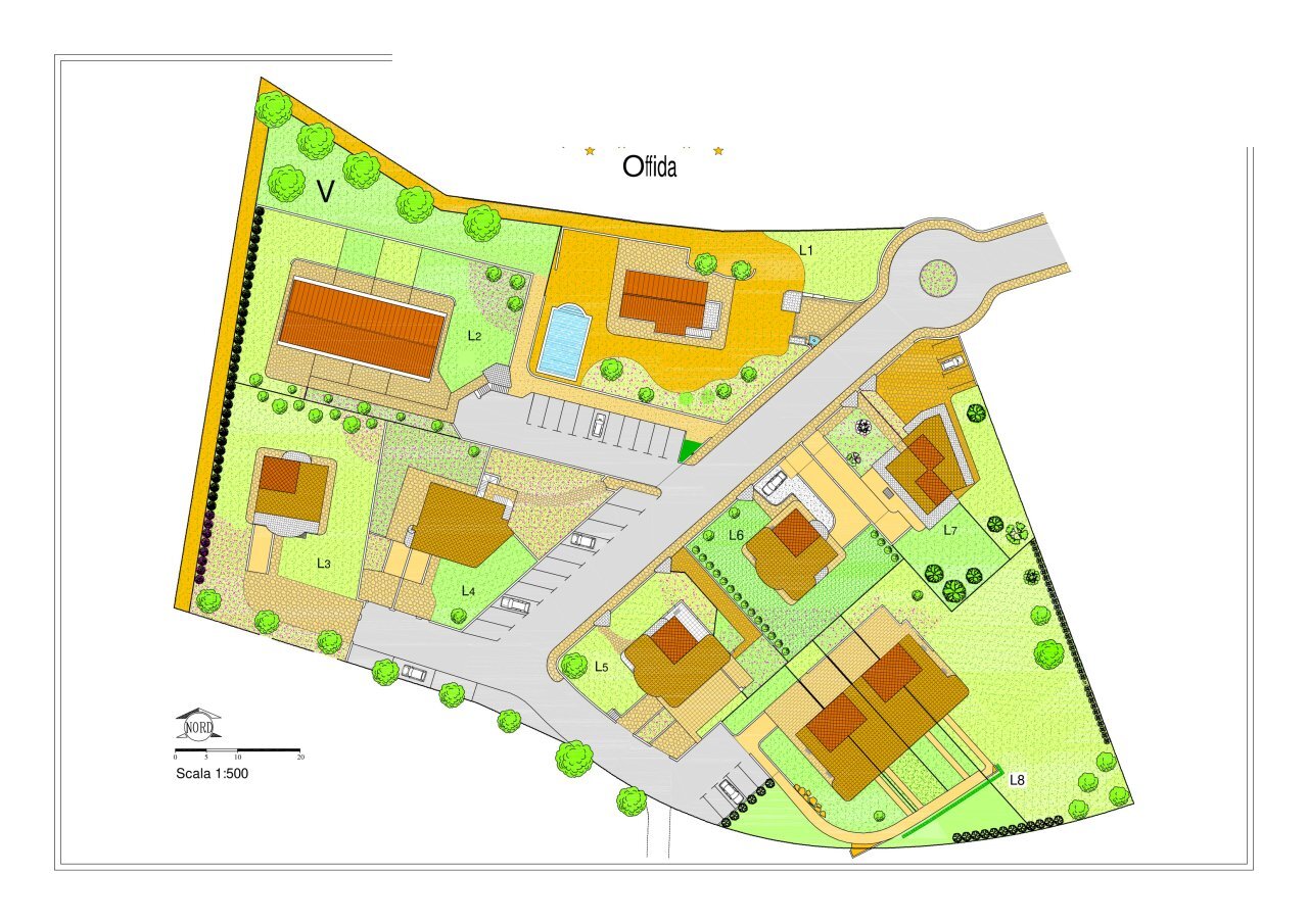 08 OFFIDA - APPARTAMENTO AL GREZZO VISTA MARE MONT - Independent house Offida - floor plans 1