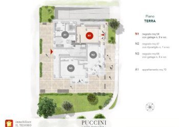 Planimetria - Negozio via Giacomo Puccini, Verucchio - foto 7