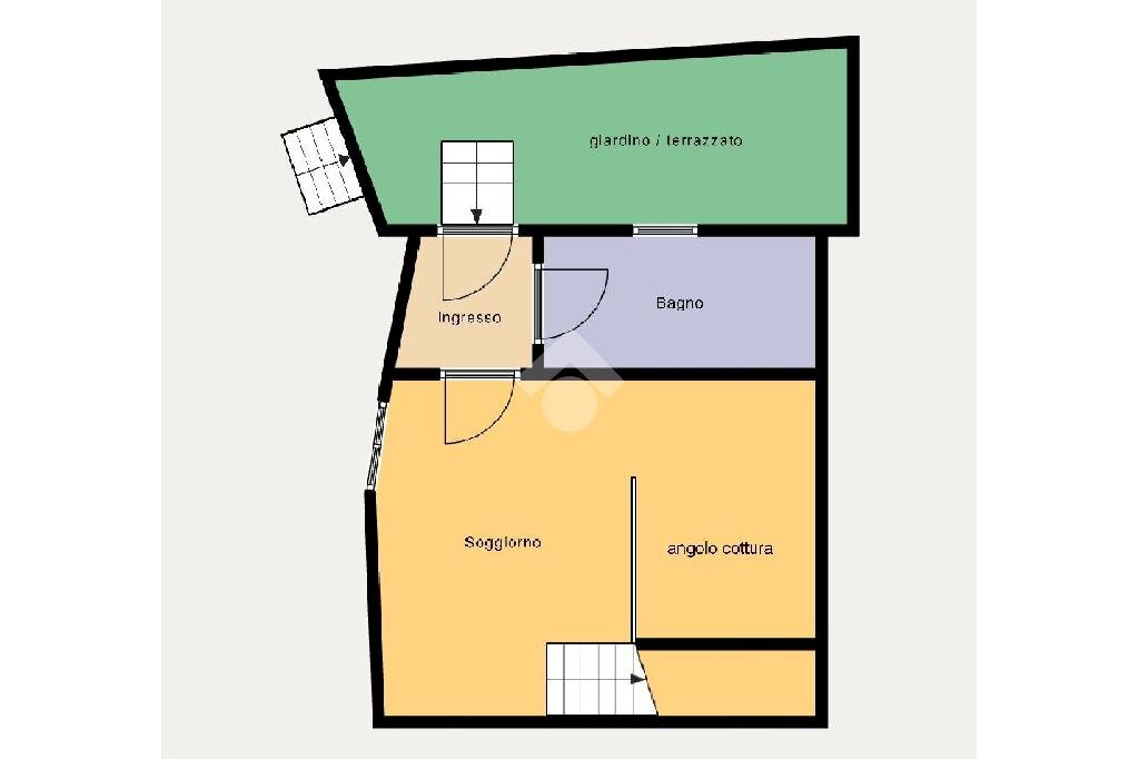 Semi-detached house Via Scoffera, Torriglia - floor plans 1