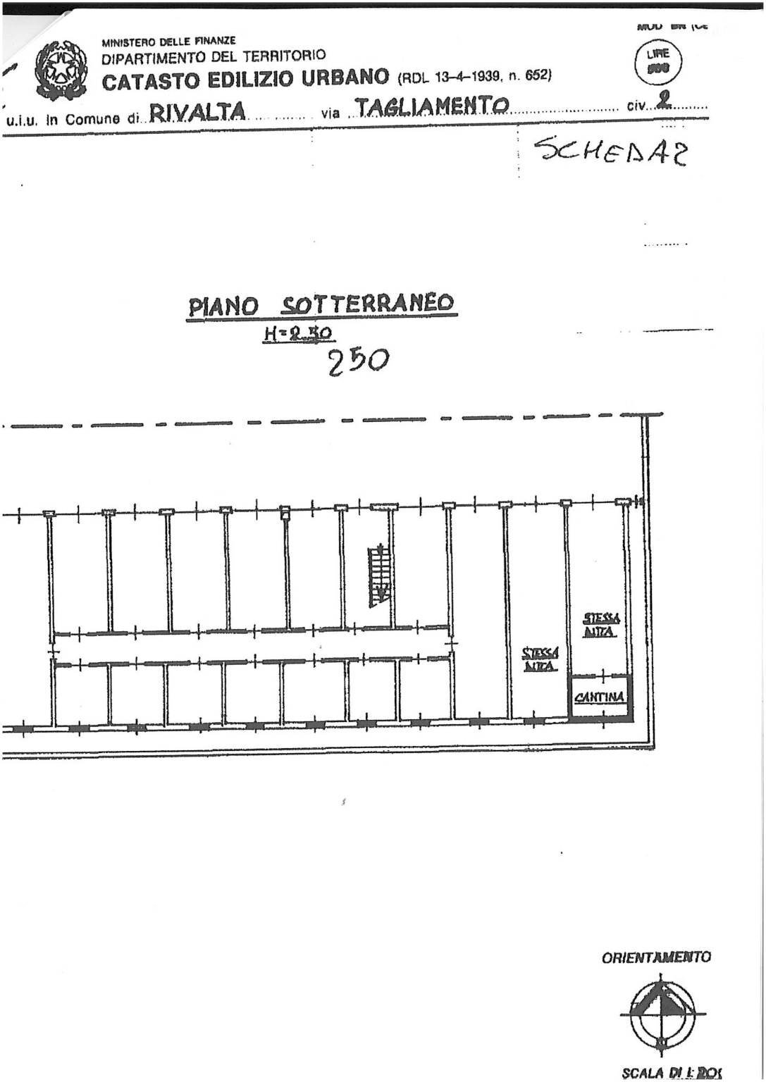 Appartamento via Tagliamento, 2, Rivalta di Torino - planimetria 1