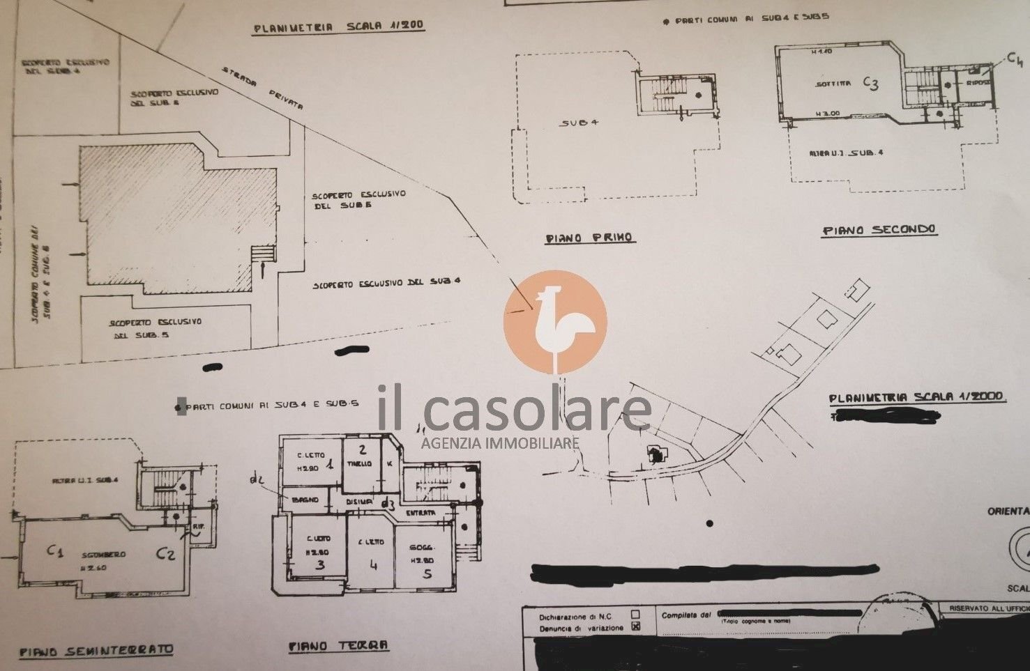 Appartamento Terre Roveresche - planimetria 1
