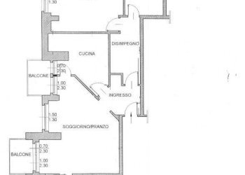 Planimetria - Quadrilocale viale Italia, Tirano - foto 1