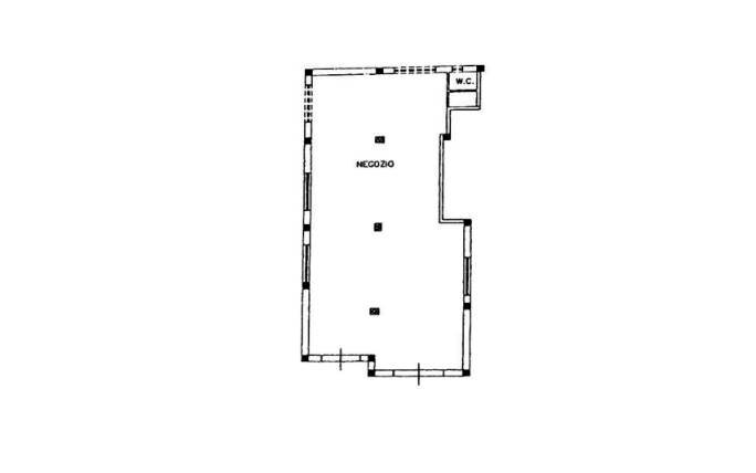 Negozio Via Giuseppe Chiarelli, Martina Franca - planimetria 1